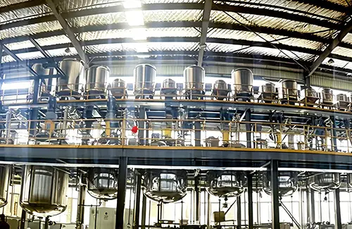 Kompletne wyposażenie linii do produkcji żywicy