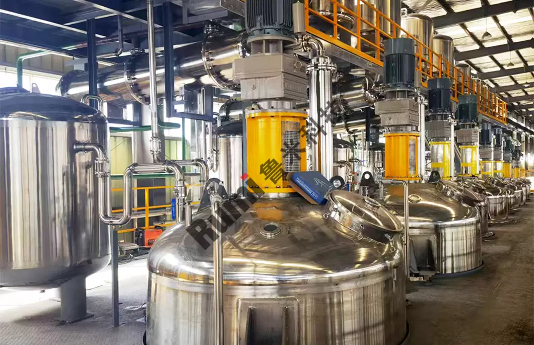 Kompletne wyposażenie linii do produkcji żywicy