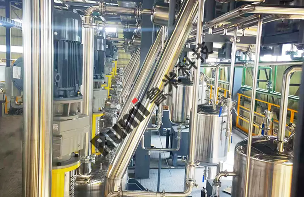 Kompletne wyposażenie linii do produkcji żywicy