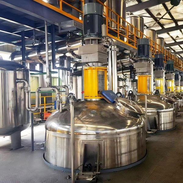 Kompletne wyposażenie linii do produkcji żywicy