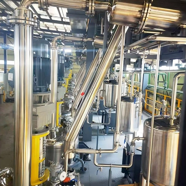 Kompletne wyposażenie linii do produkcji żywicy